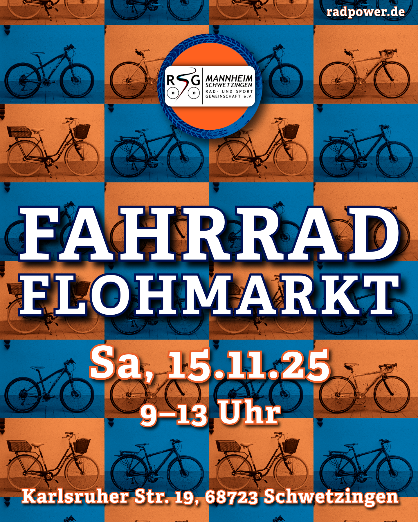Du betrachtest gerade Fahrradflohmarkt am Samstag, den 15.11.25